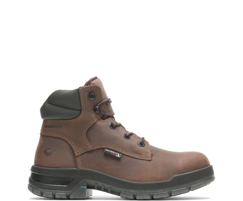 Bottes de Travail Wolverine Ramparts 6" Homme - Marron Foncé (IZY268097)